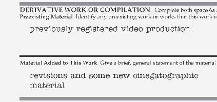revisions and new...