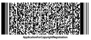 Sample 2-D barcode