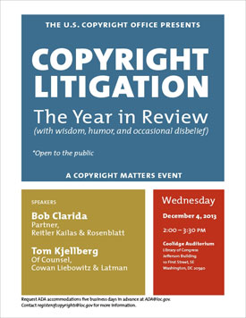 Copyright Litigation: The Year in Review 