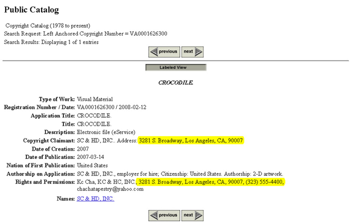 Privacy: Copyright Public Records (FAQ) . Copyright Office