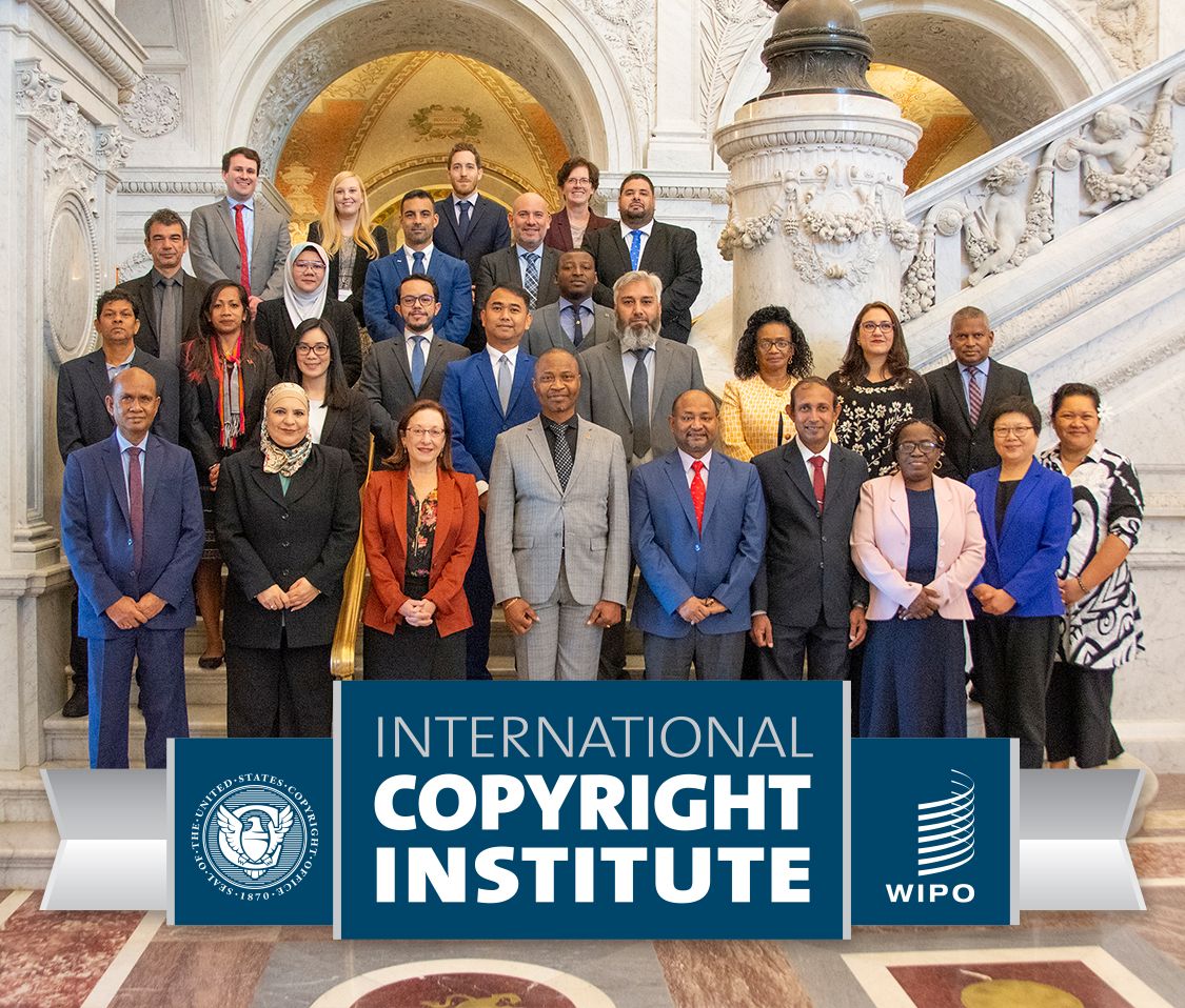 Participants in the 2022 International Copyright Institute