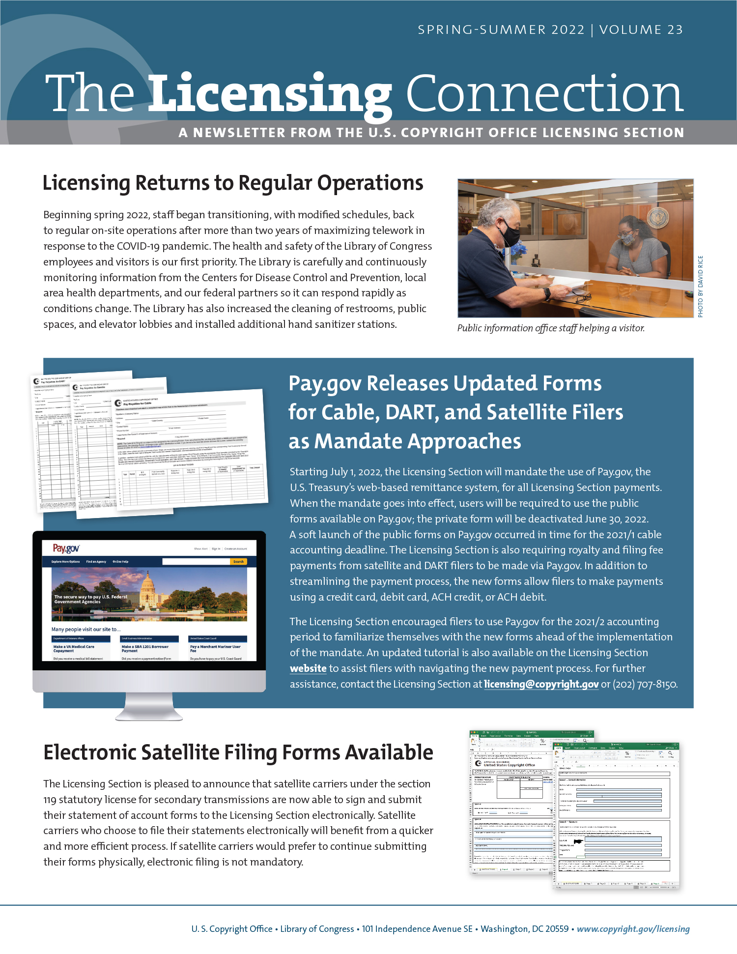 The Licensing Connection newsletter Cover