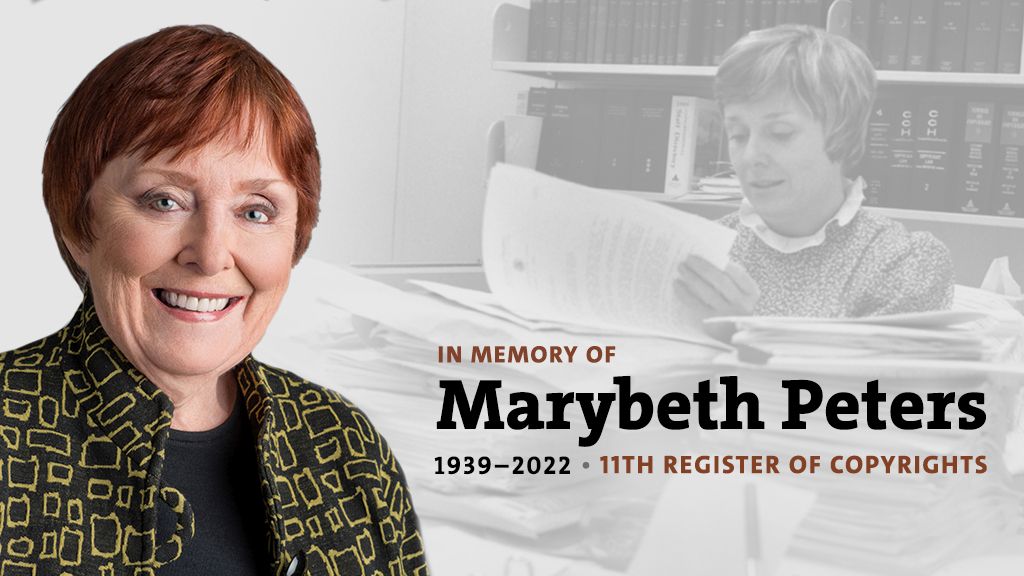 Marybeth Peters, In Memory