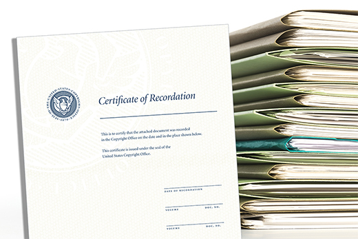 Copyright assignment search picture